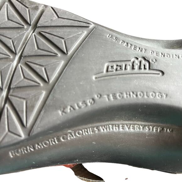 Earth Sandals Jolie Sz 10 Bark Brown Multicolor Leather Comfort Walking Strappy - Picture 8 of 9